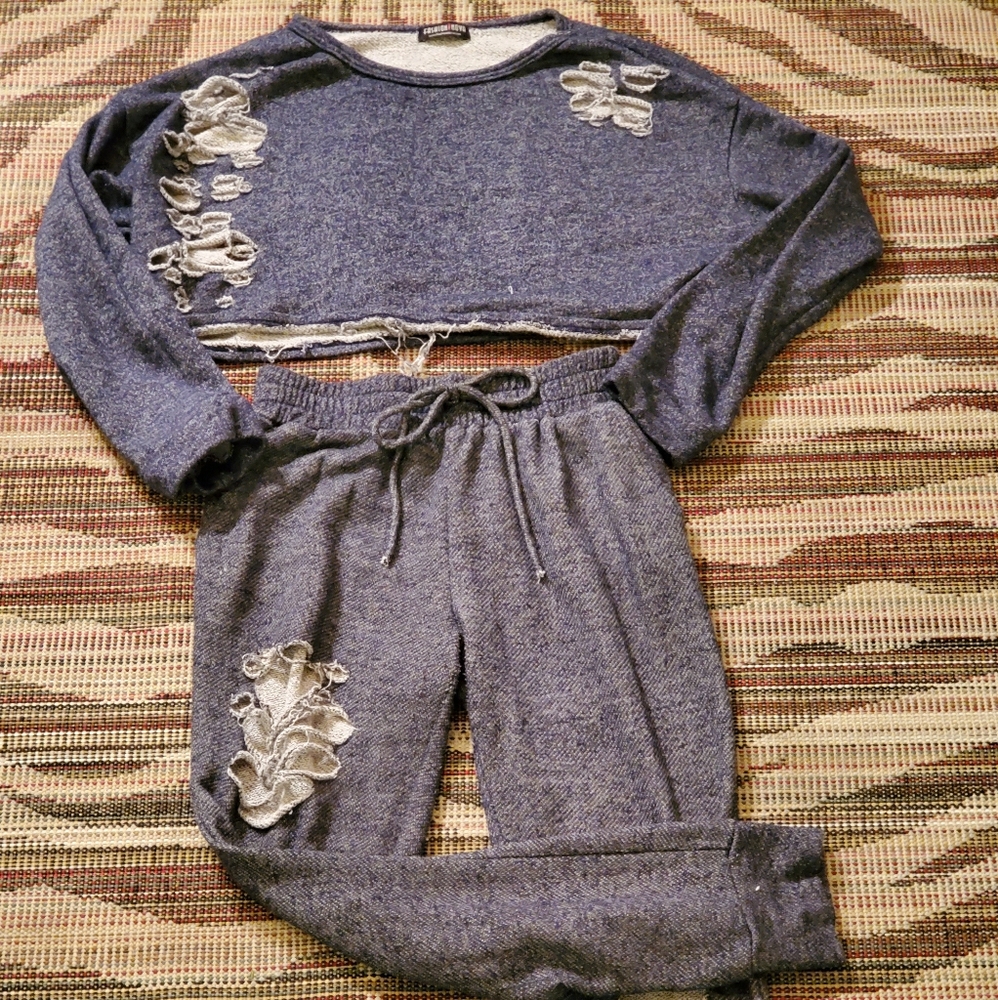 Savage Mode - Navy Two piece set